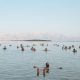 Floating in the Dead Sea