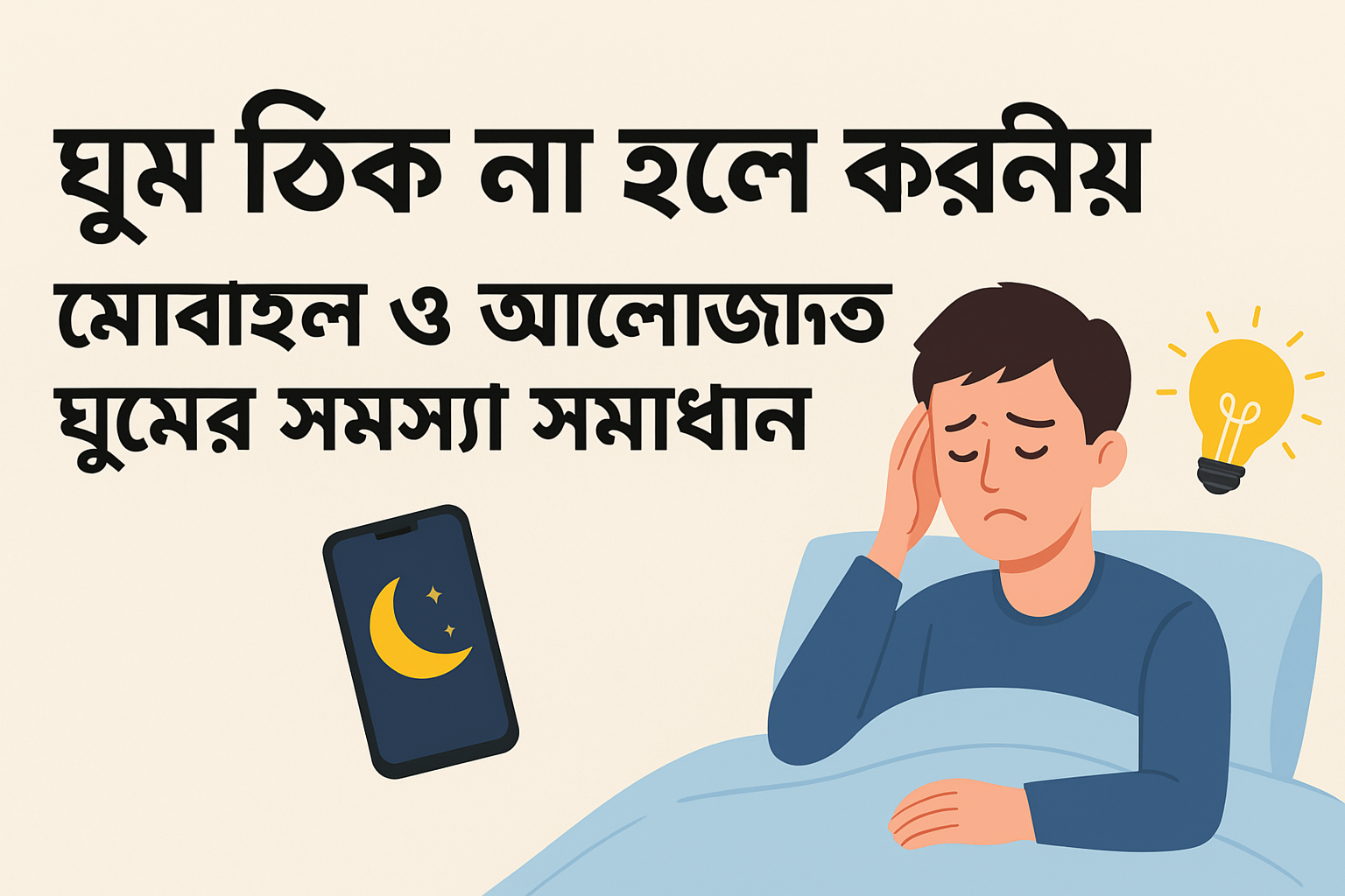 ঘুমের সমস্যা সমাধান